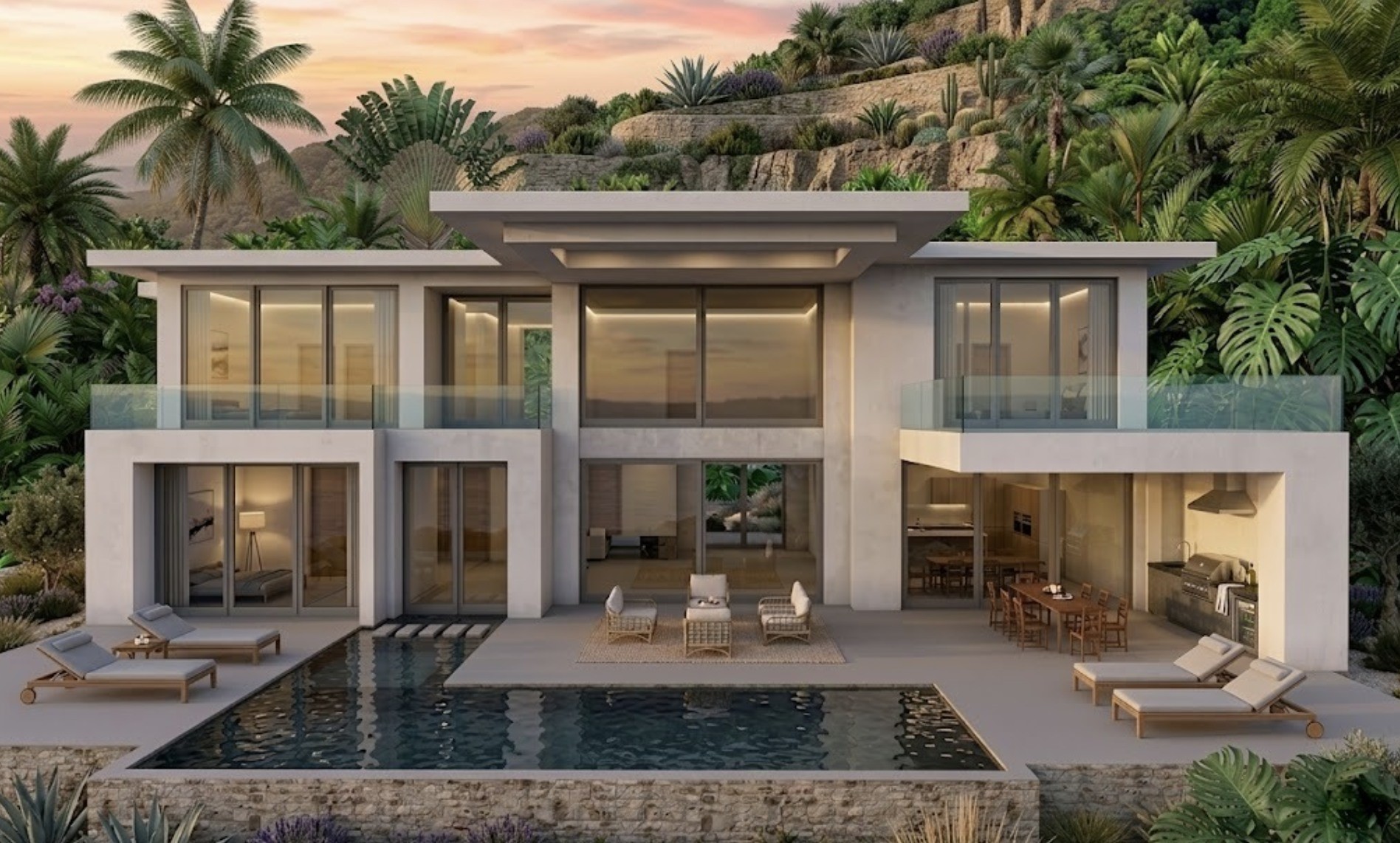 Garden retreat · private courtyard pool